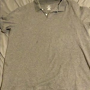 Gray polo shirt
